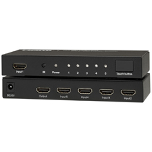 5x1 HDMI Touch-Button Switcher